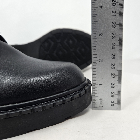 Zodiac Combat Women's Paxon Boots Sz 9.5M Black Faux Leather Lace & Zip Heeled - Picture 10 of 13